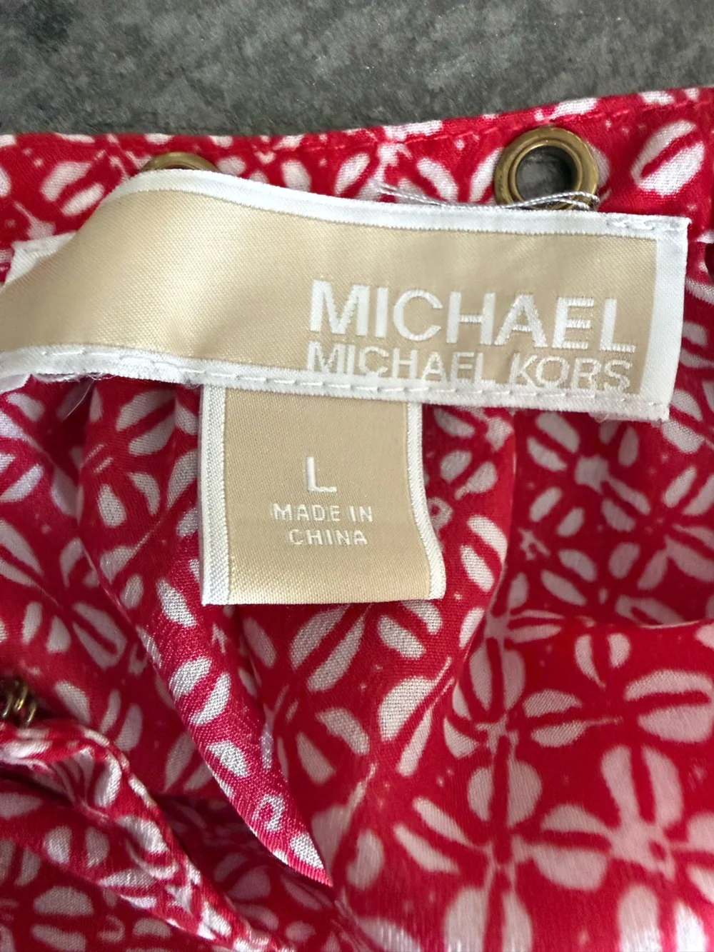 Michael Kors lightweight red